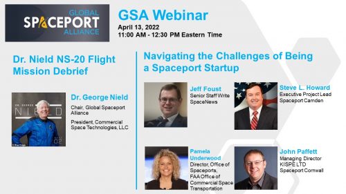 Dr. Nield NS-20 Flight Mission Debrief & Navigating the Challenges of Being a Spaceport Startup  | April 13, 2022